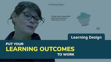 Put your learning outcomes to work! - Webinar Clip