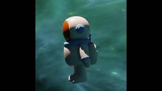low poly astronaut character in blender