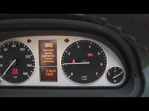 Mercedes 2010 B-Class SRS Restraint system malfunction - Faulty Relay