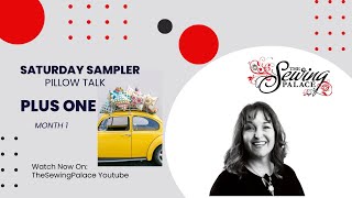 Saturday Sampler – Month 1: Plus One Pillow- How to make a nine patch