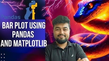 #138 Python Tutorial for Beginners  |  Bar Plot using pandas and matplotlib | Hindi