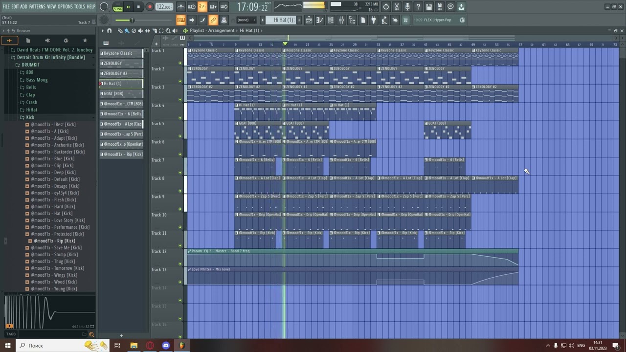 пишу биты день 6 Detroit-trap| Why Sho