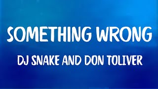 DJ Snake,Don Toliver - Something Wrong | lyrics video