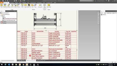 Inventor Drawing - Edit PartsList