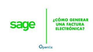 Cómo generar una factura electrónica o eFactura en Sage 200 Advanced