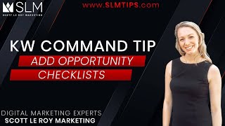 Command Tip - Add Opportunity Checklists