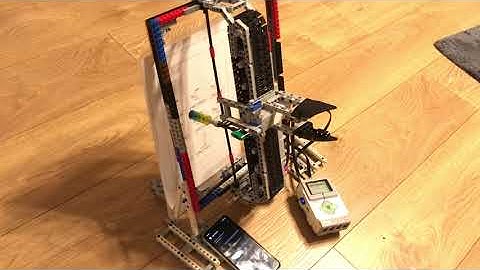 Coffe maker with Google Assistant. Lego Mindstorms.