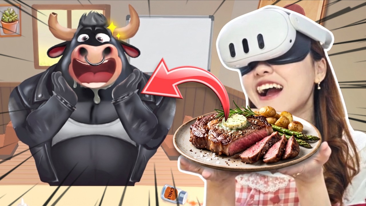 Buat Steak dari Daging Pelanggan Aku! [Cooking Clash VR]