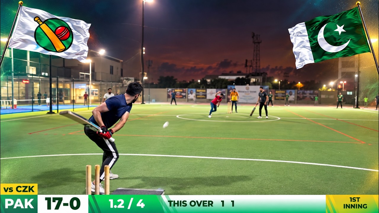 HEATED Cricket Zone vs Pakistan Match Goes to the LAST BALL! 🔥 | Indoor Cricket