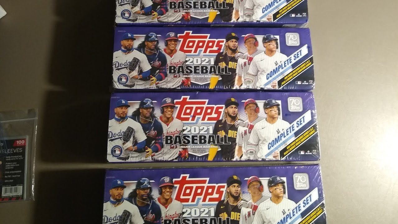 2021 Topps Complete Sets (4x) Target💥 Huge Hit!!! - YouTube