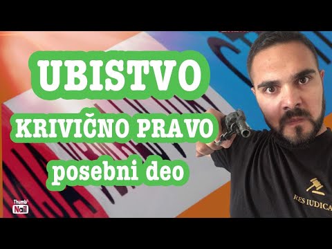 Video: Je li nenamjerno ubojstvo krivično djelo ili prekršaj?