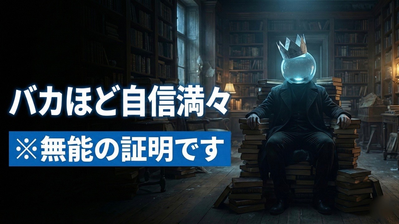 【警告】無能な人ほど偉そうに語る。あなたの自己肯定感を奪う「声がでかいバカ」の正体
