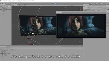 Projector Simulator for Unity- Audio Synchronisation