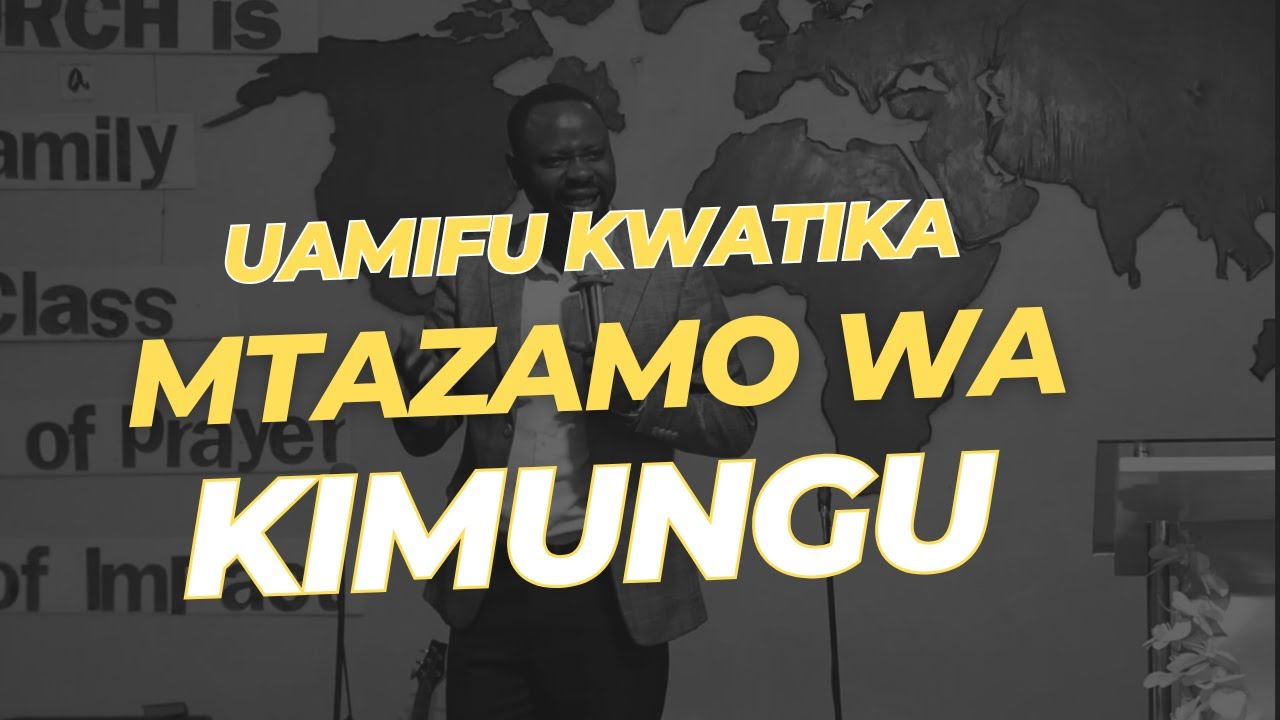 UAMINIFU KATIKA MTAZAMO WA KIMUNGU Pastor Richard Chidundo
