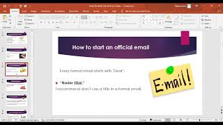 How to Write a Formal Email