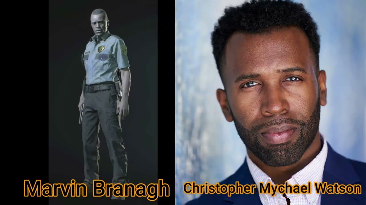 Character and Voice Actor - Resident Evil 3 - Marvin Branagh - Christopher Mychael Watson