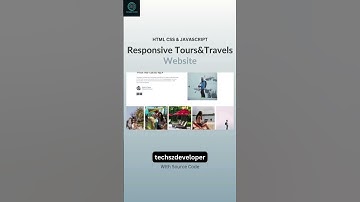 Responsive Tours&Travels Website Using HTML CSS & JAVASCRIPT#htmltrick#programming#programmingtip#ai