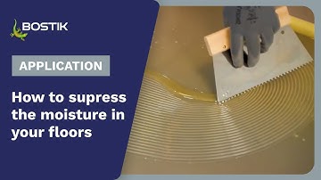 How to supress moisture in floors | How To | Bostik Construction