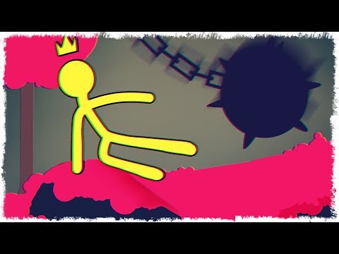 Видео: ЧЕЛОВЕЧКА НАМОТАЛО НА ШАР С ШИПАМИ В В STICK FIGHT THE GAME!!!