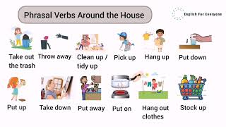 Useful Phrasal Verbs Around the House for Daily Use