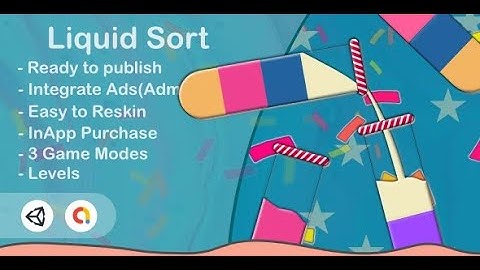 Liquid SortUnity Game+Admob+iOS+Android by darsan1991