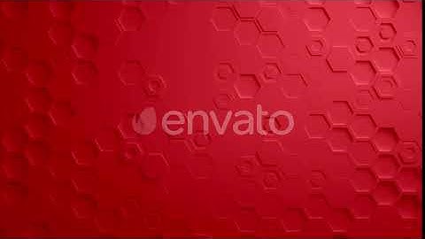 Red Abstract Hexagon Geometric Surface Seamless Loop UHD | Motion Graphics - Videohive template