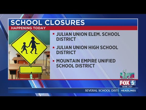 School Closures Due