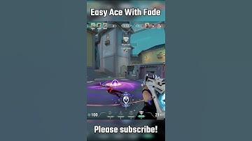 Easiest Ace With Fade To Dominate Your Enemies #valorant #shorts  #valorantclips #lopperfps