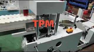 Napkins automatic counting stacking folding machine