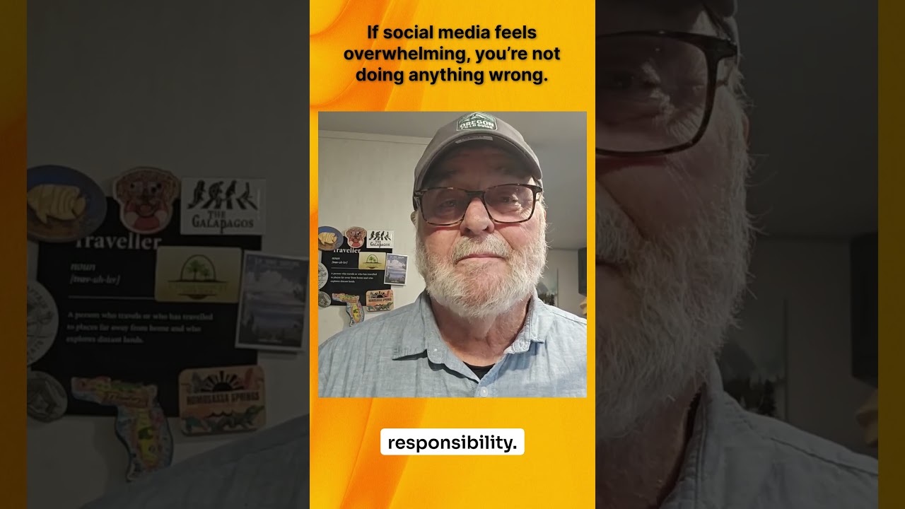 If social media feels overwhelming, you’re not doing anything wrong.