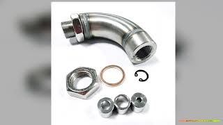 Stainless Steel Exhaust Catalytic Converter M18X15 Jstyle O2 Oxygen Sensor Defouler Restrictor