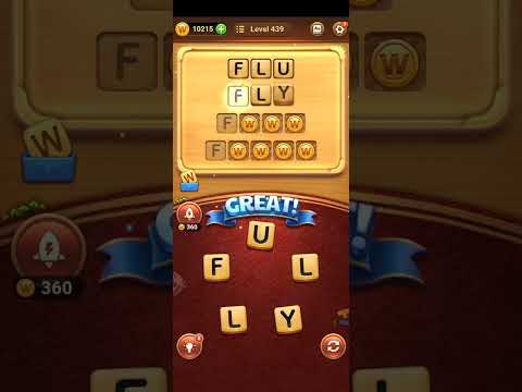 Word Connect Puzzle Level 439 Walkthrough [Bonus Words u0026 Answers] #shorts