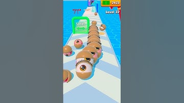 Eyes👀 ball stack 😍| best funny😝 gameplay🤣| shorts |#youtubeshorts #gaming #hypercasualgames #shorts