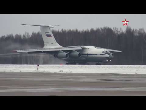 Учебные полеты Ил-76 под Тверью