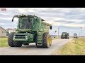 JOHN DEEERE S790 Combine Corn Harvest Road Trip