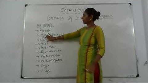 GUJARAT BOARD | CENTRAL BOARD | SCIENCE | CHEMISTRY | FORMULA OF SIMPLE COMPOUNDS | CHEMICAL BONDING