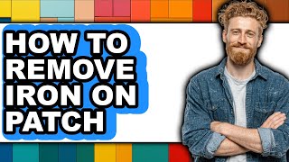 How to Remove Iron on Patch (updated)