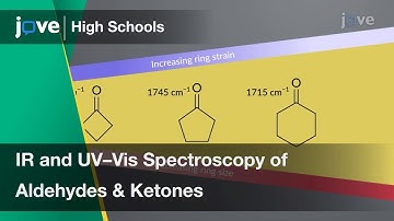 IR and UV–Vis Spectroscopy of Aldehydes and Ketones | Organic Chem | Video Textbooks - Preview