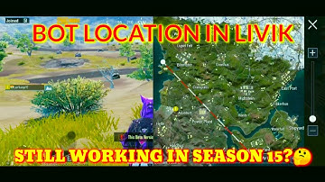 BOT LOCATION IN PUBG MOBILE || IS STILL WORKING IN LIVIK MAP? | BOT LOCATION IN LIVIK | LOOT VAMPS.