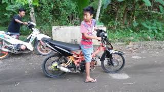 Start joki kecil | balap liar | drag race