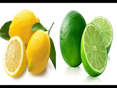 Vídeo: Diferença Entre Limão E Suco De Limão
