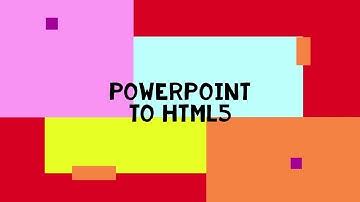 How to convert PowerPoint to HTML5