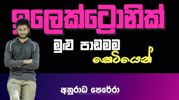 ඉලෙක්ට්‍රොනික විද්‍යාව පාඩම් සාරාංශය | Electronic Revise ( DIODE/ TRANSISTOR/IC) | Anuradha perera
