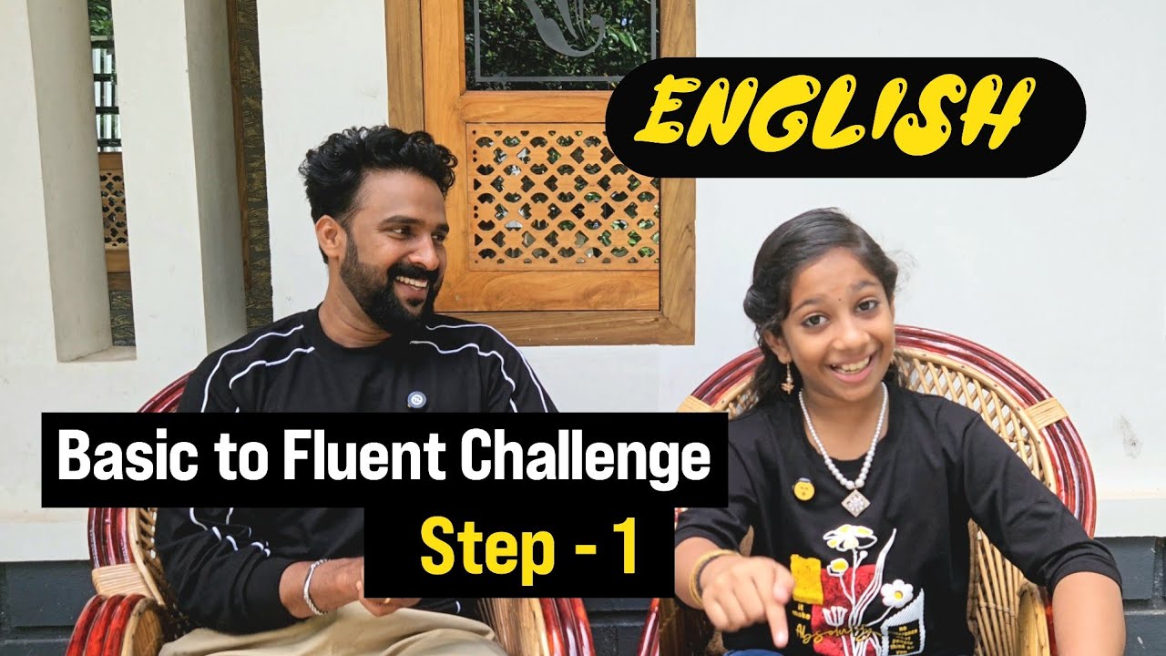 Step 1 | Basic to Fluent English Challenge | Milus Vlog
