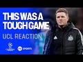 Eddie Howe on Newcastle conceding easy goals vs Leverkusen and lacking belief 😤
