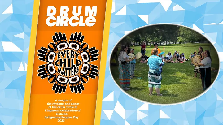 A Drum Circle at Kingston's National Indigenous Peoples Day 2023 4K