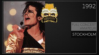 Michael Jackson Live Dangerous Tour Stockholm 1992 60fps (July 18th)