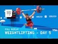 Weightlifting - Men -77kg Final | Full Replay | Nanjing 2014 Youth Olympic Games