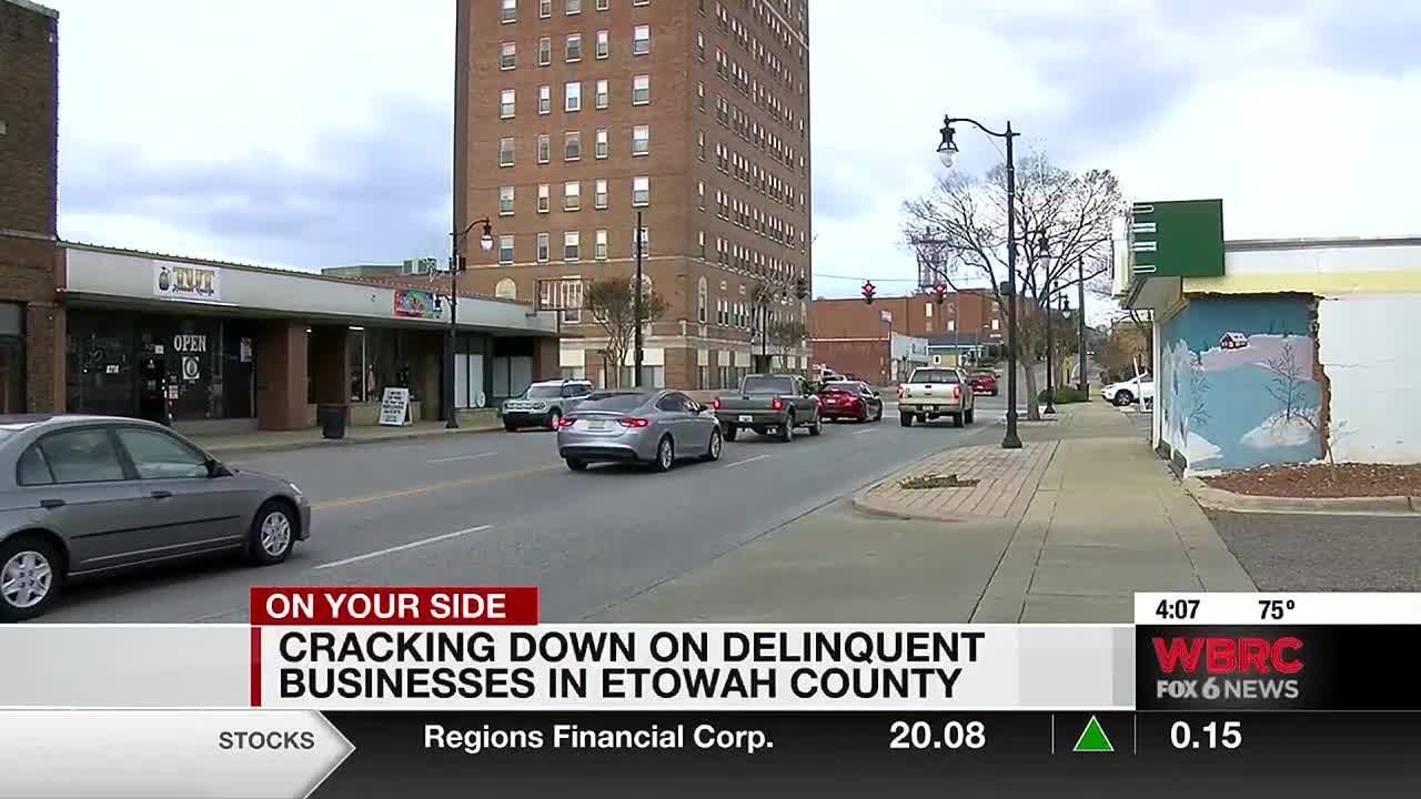 Cracking down on delinquent businesses in Etowah County
