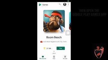 How to save Boom Beach Game in Google Play Games